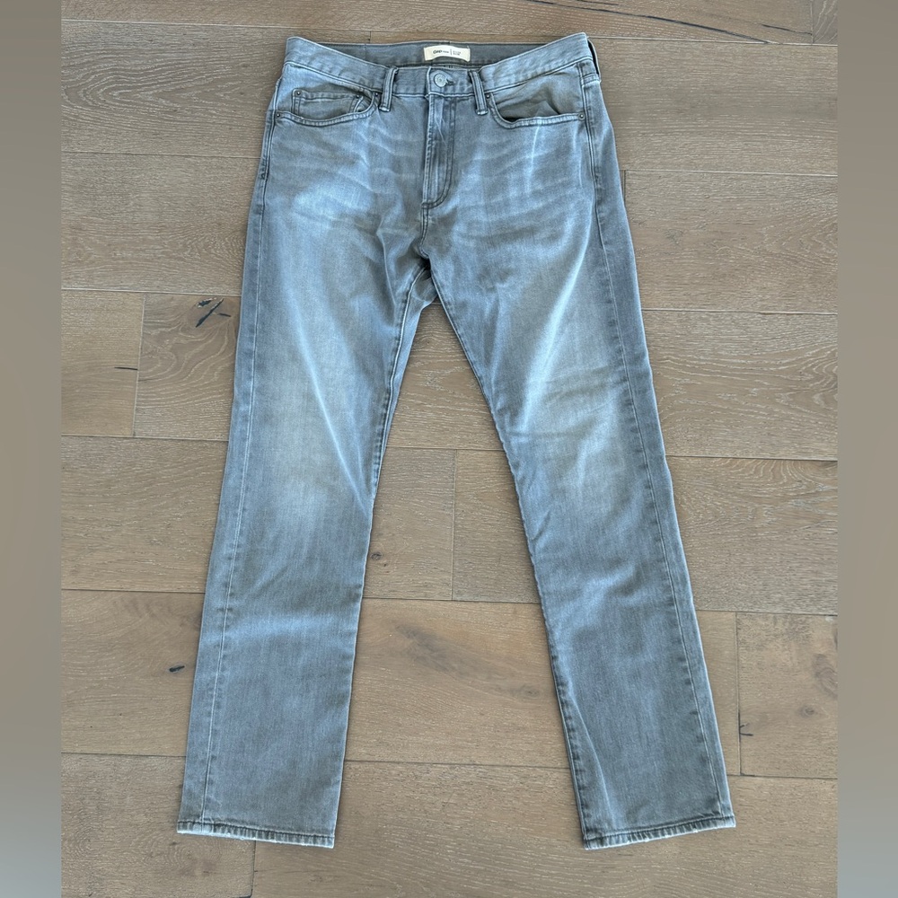 Gap 1969 Slim Jeans Men’s 31x30 Light Gray Denim